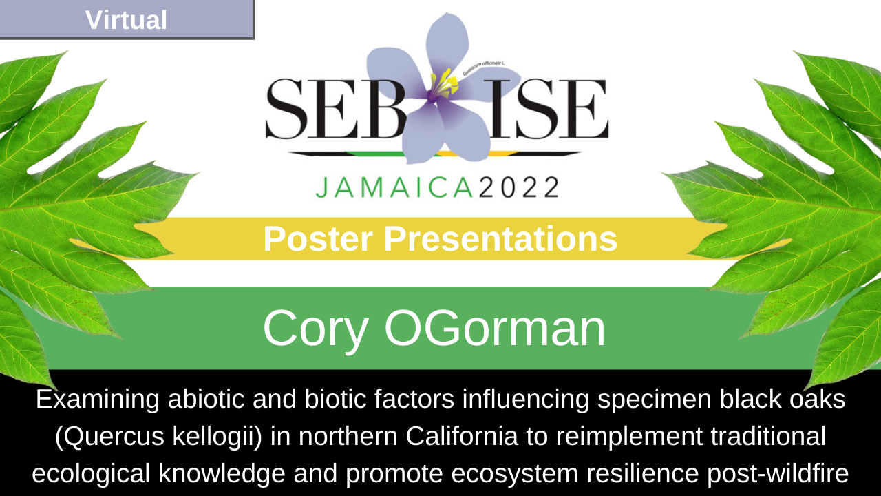 Poster Presentation Video: Cory OGorman