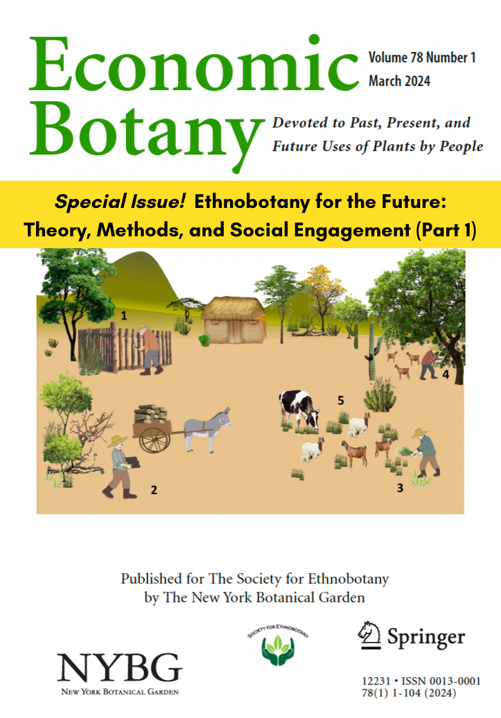 Economic Botany Cover Volume 78 Number 1